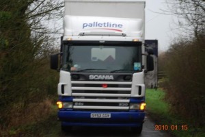 Delivery lorry