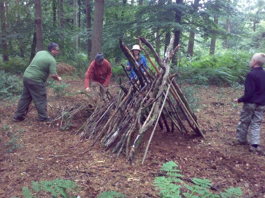 Shelter building